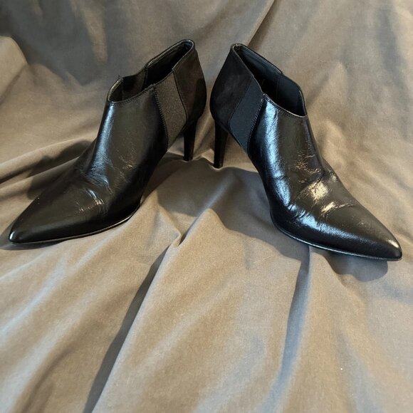 rag & bone Beha Chelsea Size US 8 / EU 38 Black Leather & Suede Bootie - Picture 6 of 9